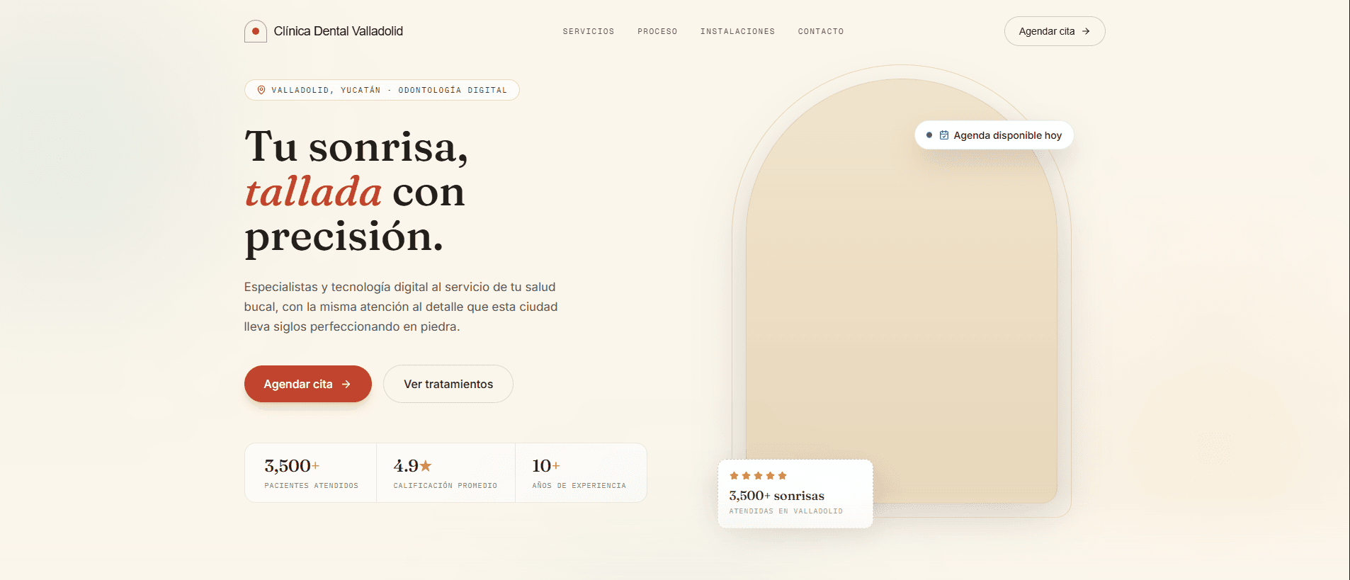 Clínica Dental Premium — Página Corporativa, proyecto desarrollado por NEXO SD